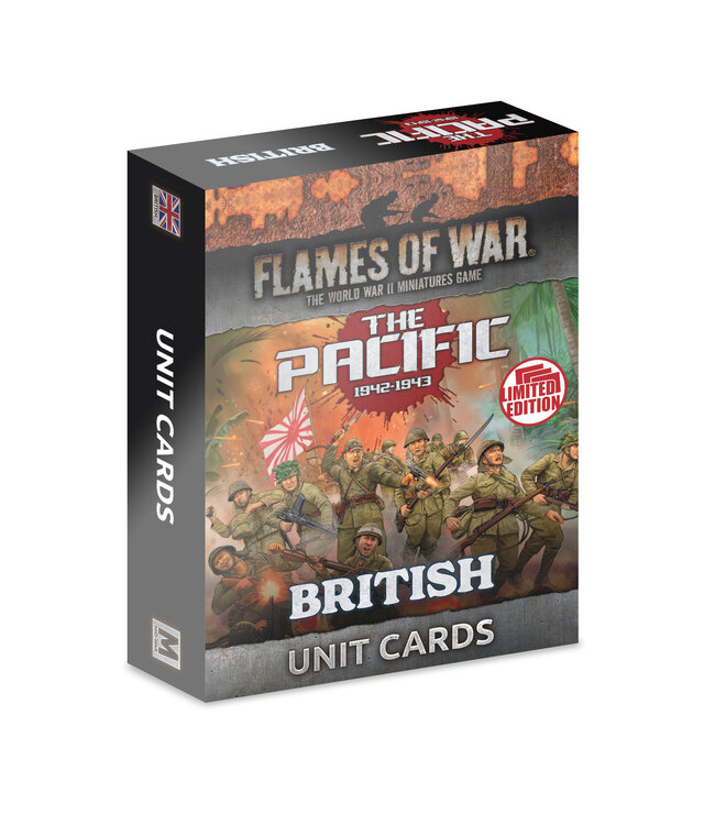 British, Australian & Indian MW Unit Card Pack - (Limited Edition)