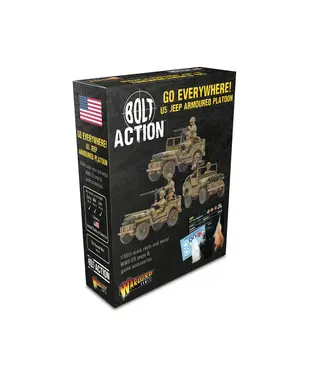 Bolt Action PRE-ORDER: Go Everywhere! US Jeep Armoured Platoon