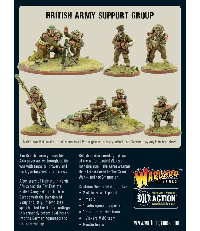 British Army support group