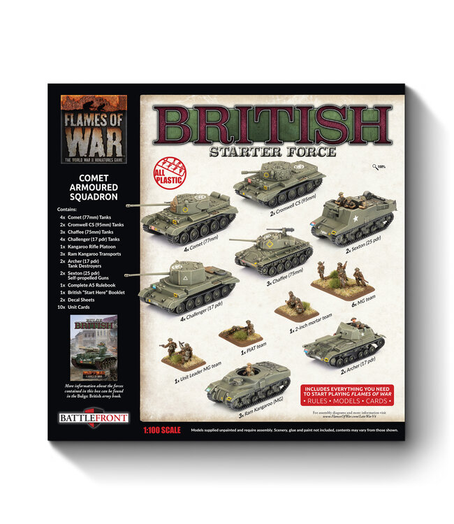 PRE-ORDER: British Starter Force: Comet Armoured Squadron