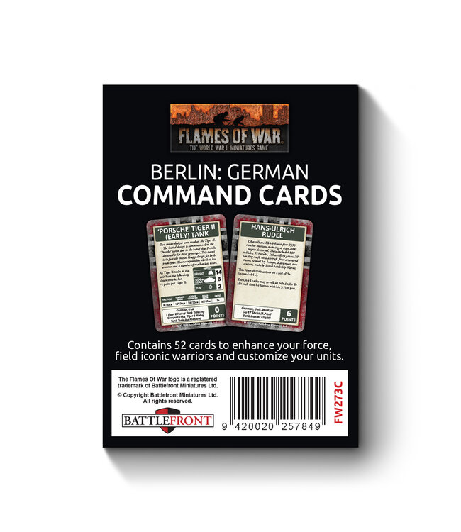Berlin: German Command Cards