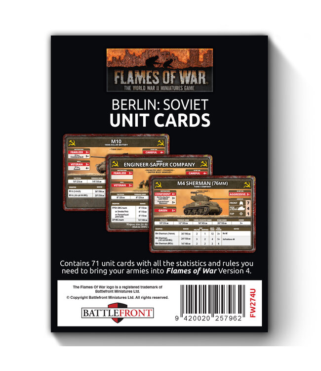 Berlin: Soviet Unit Cards