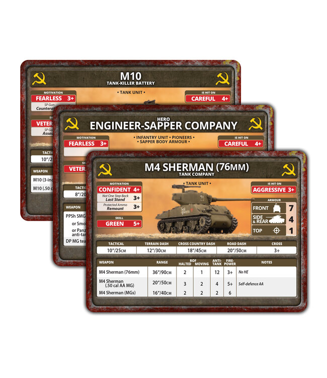 Berlin: Soviet Unit Cards