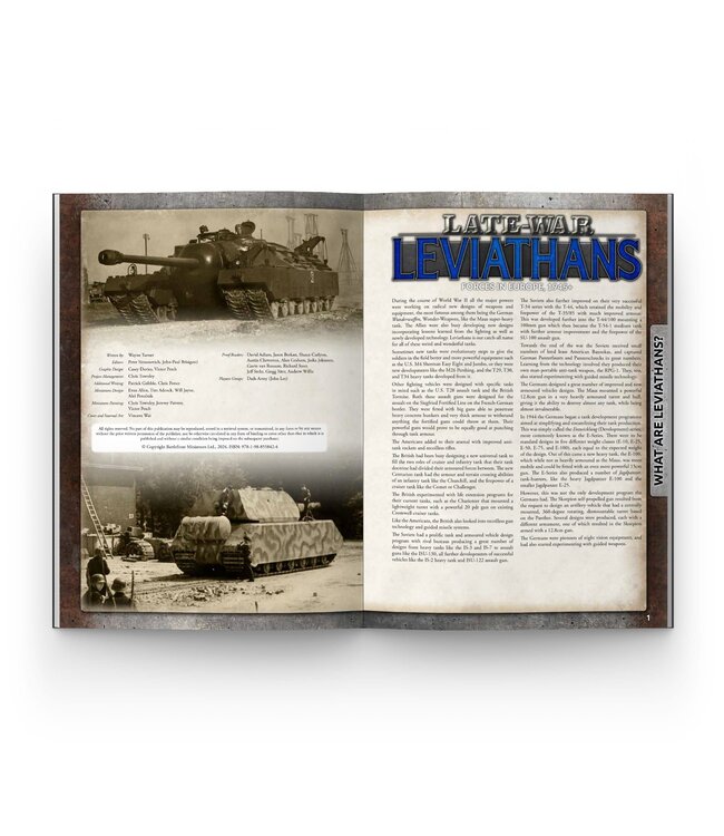 Late War Leviathans Book