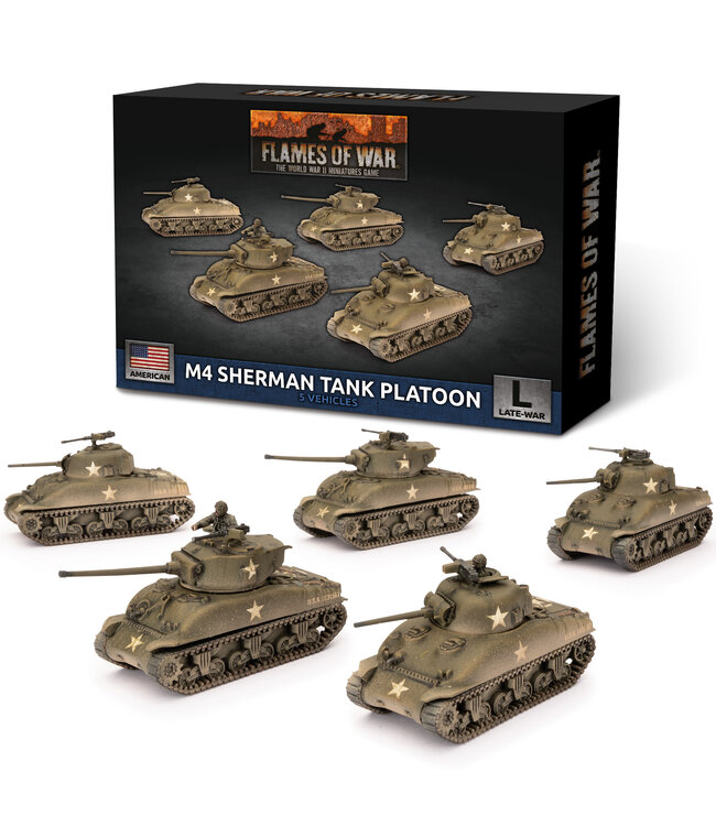 M4 Sherman Tank Platoon 75mm/76mm