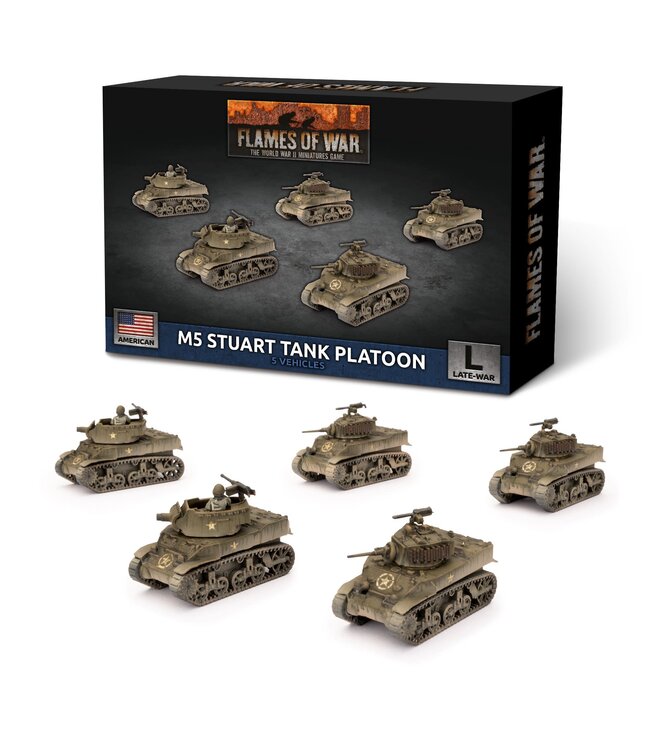 M5 Stuart Light Tank / Scott Platoon