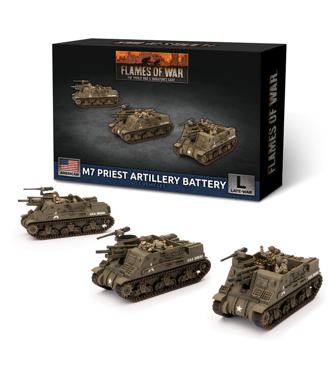 M7 Priest Artillery Battery