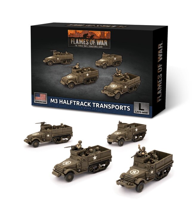 M3 Halftrack Transport Platoon