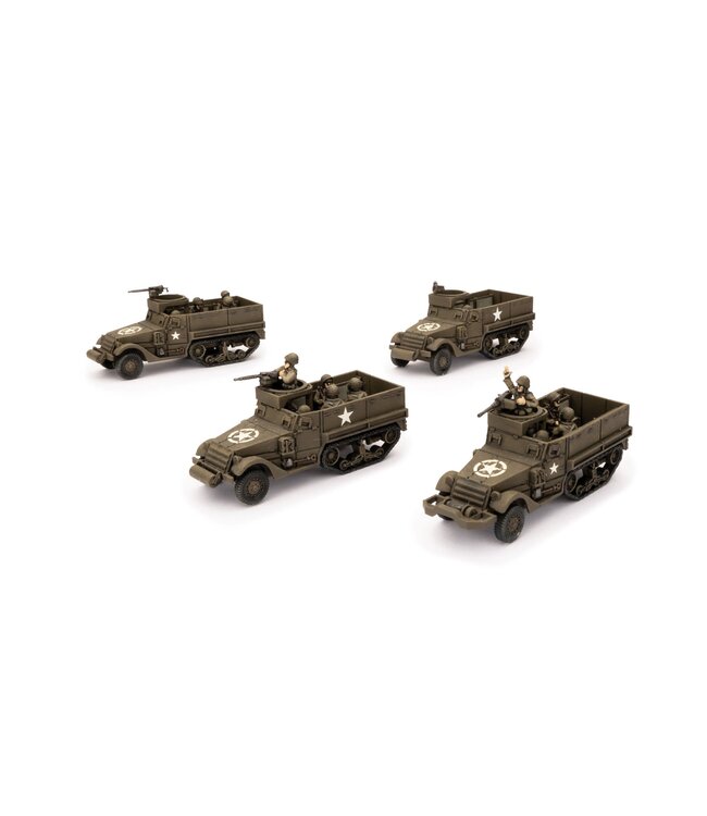 M3 Halftrack Transport Platoon