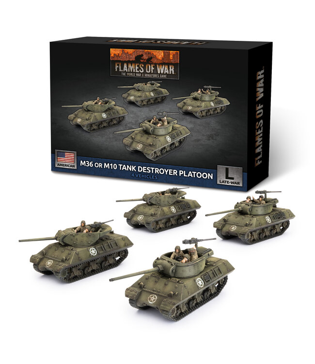M36 and M10 Tank Destroyer Platoon