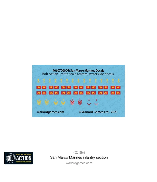 San Marco Marines Infantry Section