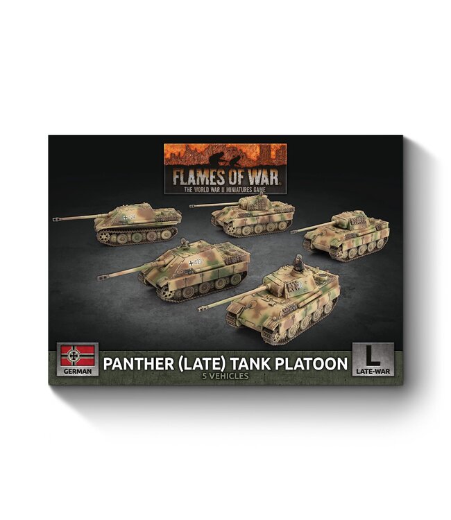 Flames of War Panther Late / Jagdpanther Tank Platoon