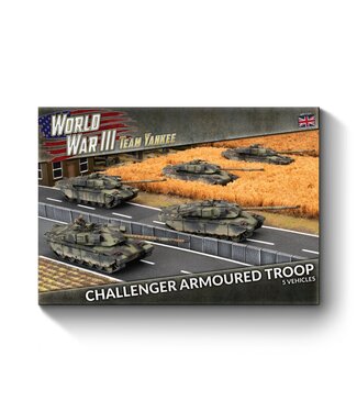 World War III Team Yankee Challenger Armoured Troop