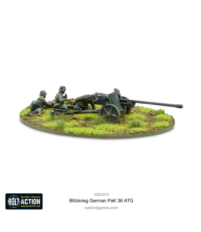 Blitzkrieg German Pak 38 5cm anti-tank gun (1941-42)