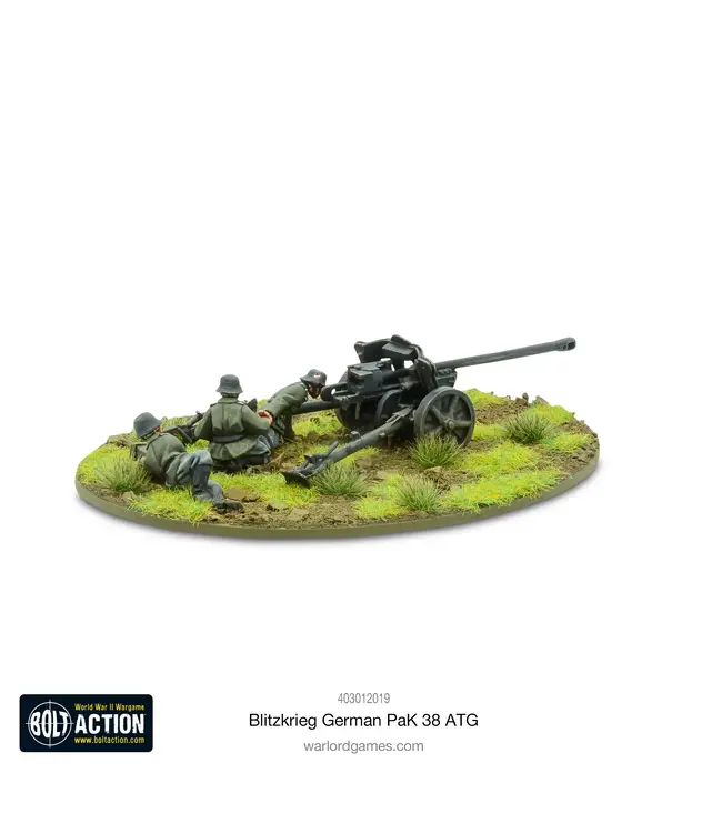 Blitzkrieg German Pak 38 5cm anti-tank gun (1941-42)