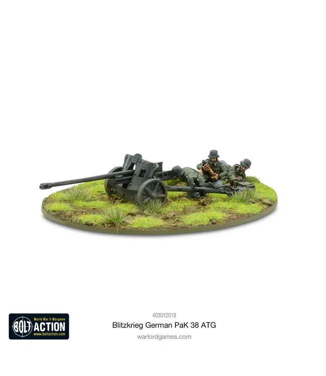 Blitzkrieg German Pak 38 5cm anti-tank gun (1941-42)