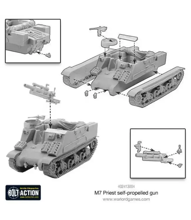 M7 Priest self-propelled gun
