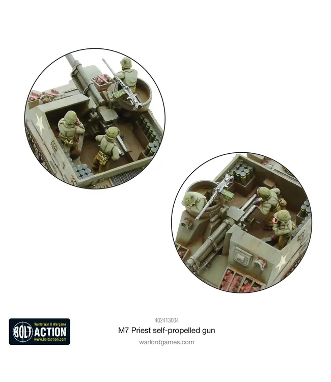 M7 Priest self-propelled gun