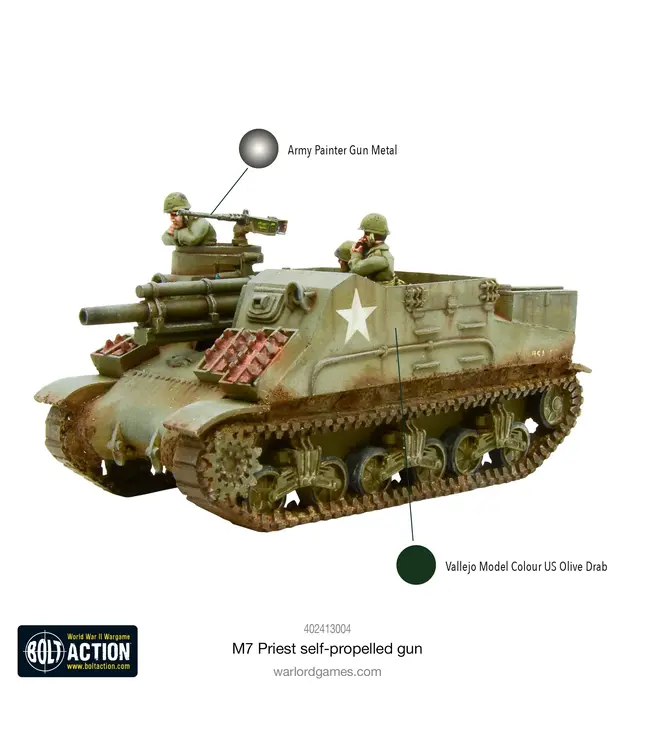 M7 Priest self-propelled gun