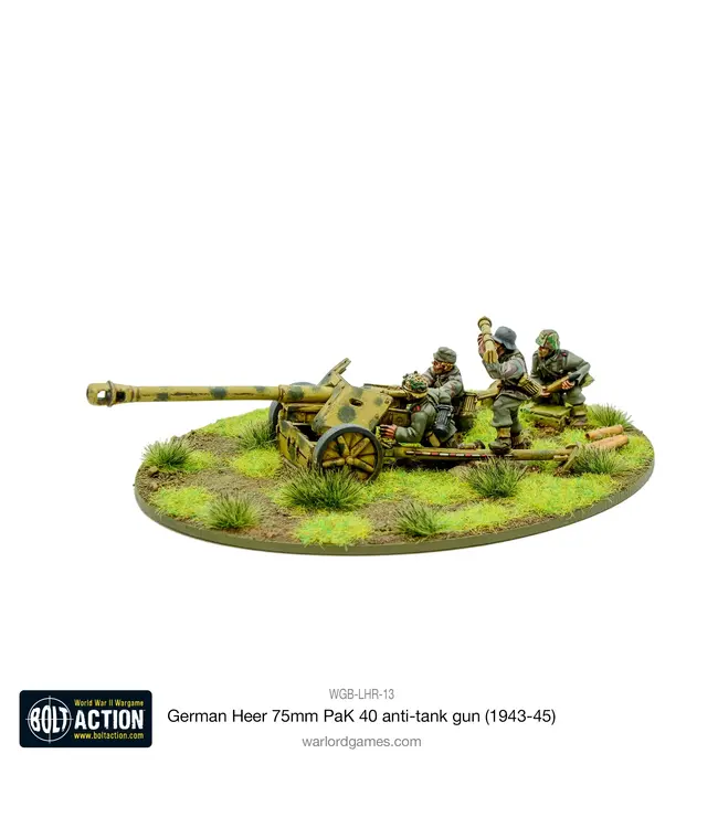 German Heer 75mm PaK 40 anti-tank gun (1943-45)