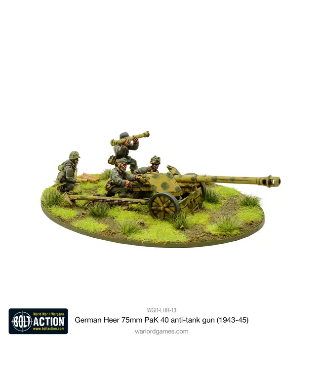 German Heer 75mm PaK 40 anti-tank gun (1943-45)