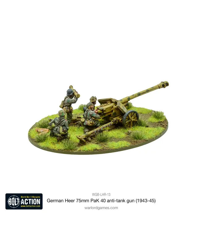 German Heer 75mm PaK 40 anti-tank gun (1943-45)