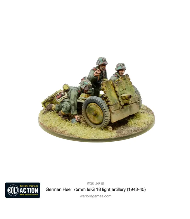 German Heer 75mm leIG 18 light artillery (1943-45)