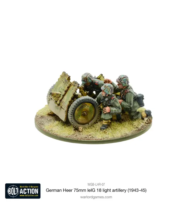 German Heer 75mm leIG 18 light artillery (1943-45)
