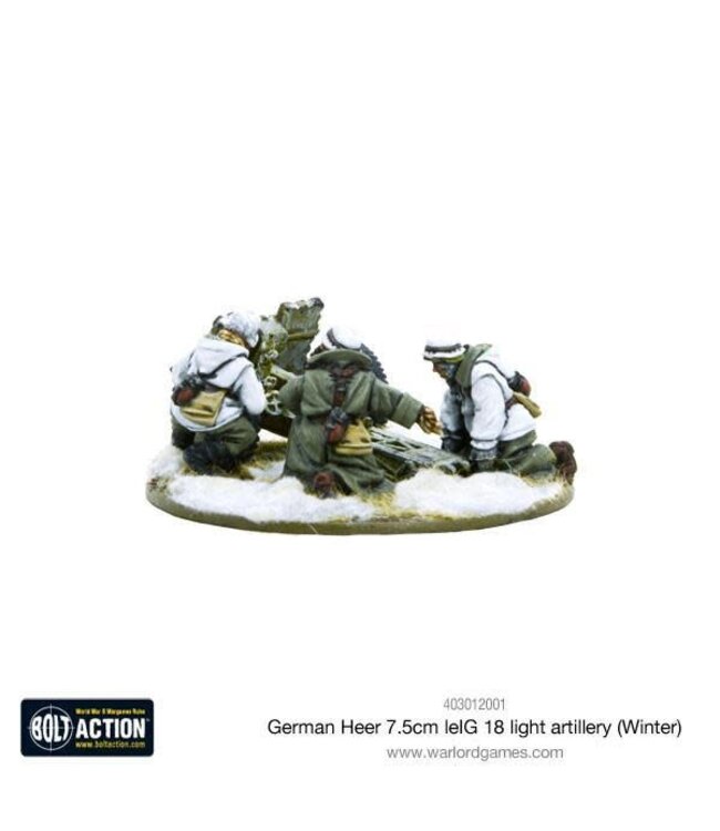 German Heer 7.5cm leIG 18 light artillery (Winter)