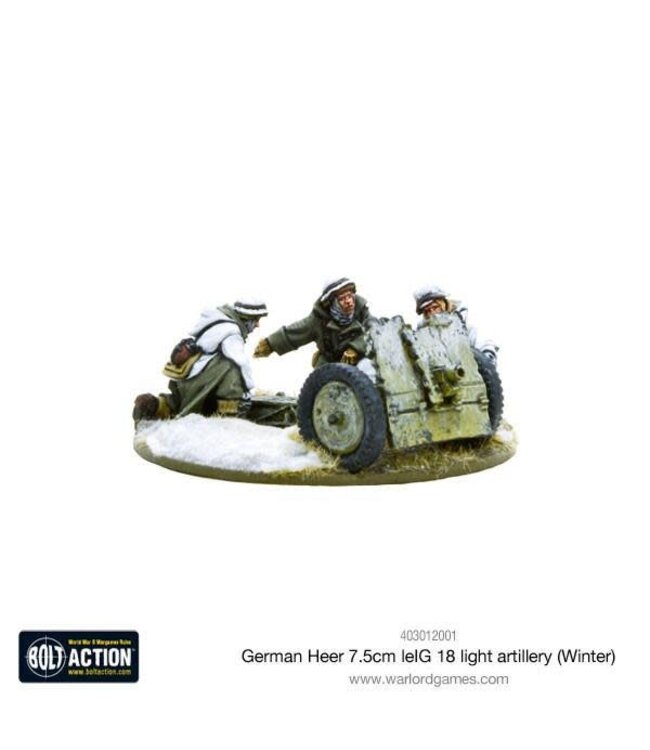 German Heer 7.5cm leIG 18 light artillery (Winter)