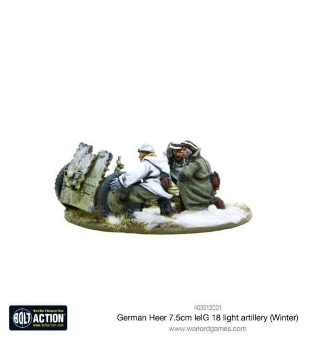 German Heer 7.5cm leIG 18 light artillery (Winter)