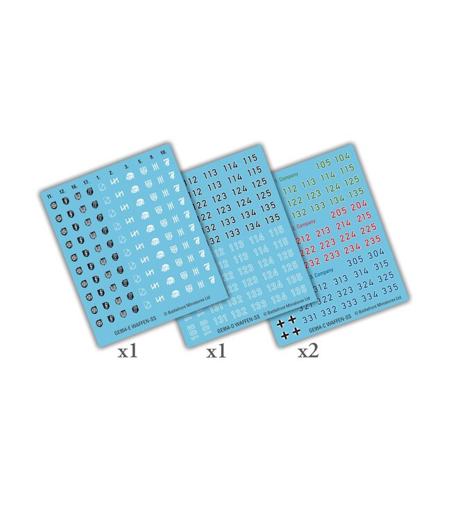 Waffen-SS Decal Set