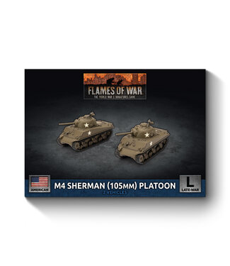 Flames of War M4 Sherman (105mm) Platoon