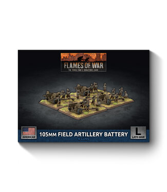 Flames of War 105mm Field Artillery Battery