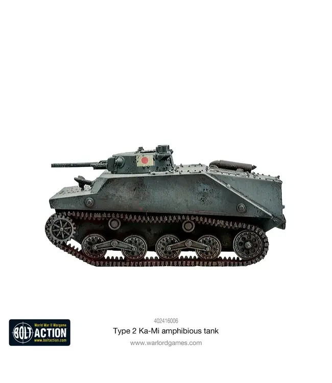 Japanese Type 2 Ka-Mi amphibious tank