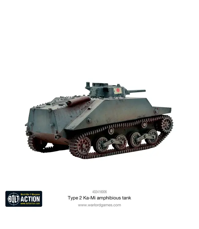 Japanese Type 2 Ka-Mi amphibious tank