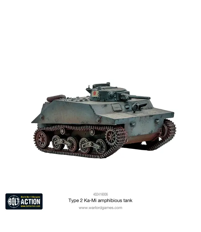 Japanese Type 2 Ka-Mi amphibious tank