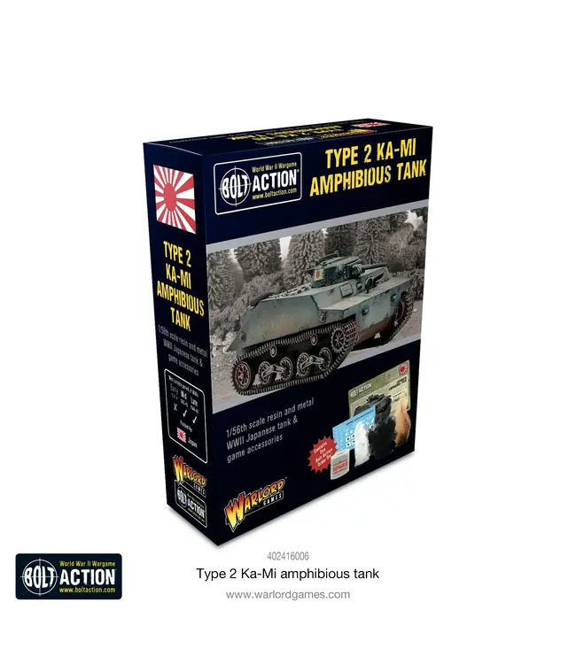 Japanese Type 2 Ka-Mi amphibious tank