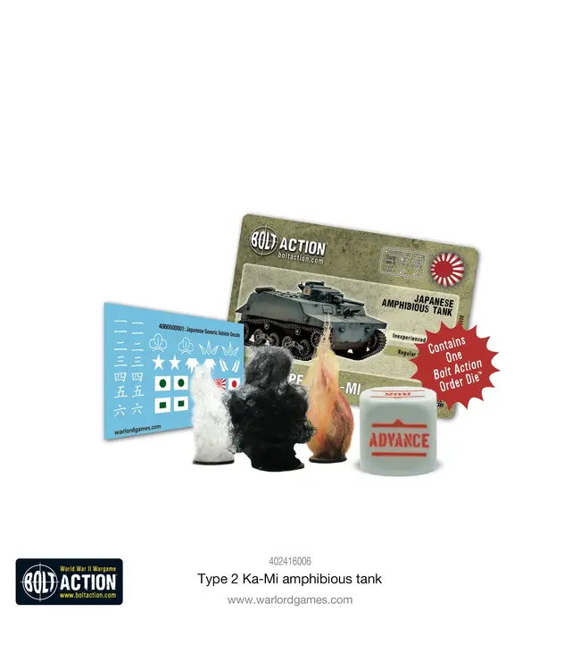 Japanese Type 2 Ka-Mi amphibious tank