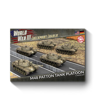 World War III Team Yankee PRE-ORDER: M48 Patton Tank Platoon
