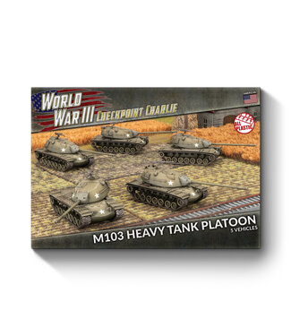 World War III Team Yankee PRE-ORDER: M103 Heavy Tank Platoon