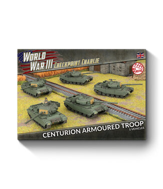 World War III Team Yankee PRE-ORDER: Centurion Territorial Armoured Troop