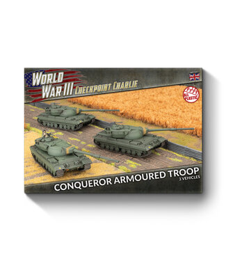 World War III Team Yankee PRE-ORDER: Conqueror Armoured Troop
