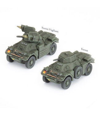 World War III Team Yankee Ferret and Ferret Vigilant Scout Cars