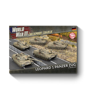 World War III Team Yankee PRE-ORDER: Leopard 1 Panzer Zug