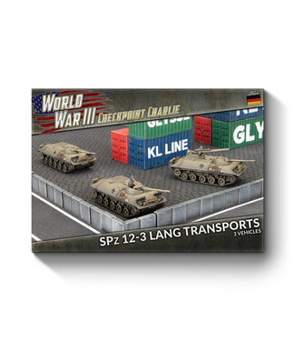 World War III Team Yankee PRE-ORDER: SPz 12-3 Lang Transport Platoon