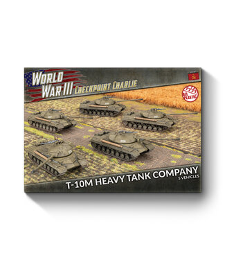 World War III Team Yankee PRE-ORDER: T-10M Heavy Tank Company