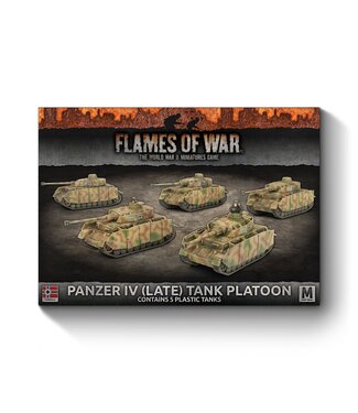 Flames of War Panzer IV (Late) Tank Platoon