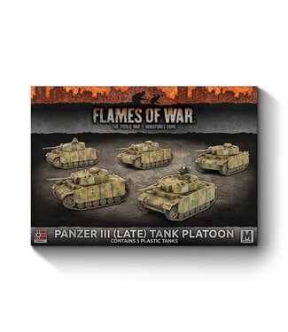 Flames of War Panzer III (Late) Tank Platoon