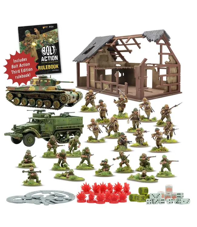 PRE-ORDER: Bolt Action Starter Set–Island Assault! (Third Edition)